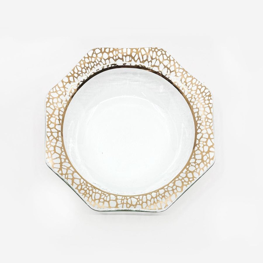 Dinnerware Annieglass | Mosaic Bowl 24K Gold