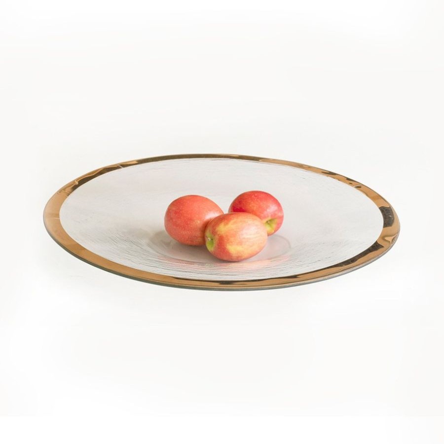 Platters & Bowls Annieglass | Roman Antique Celebration Bowl