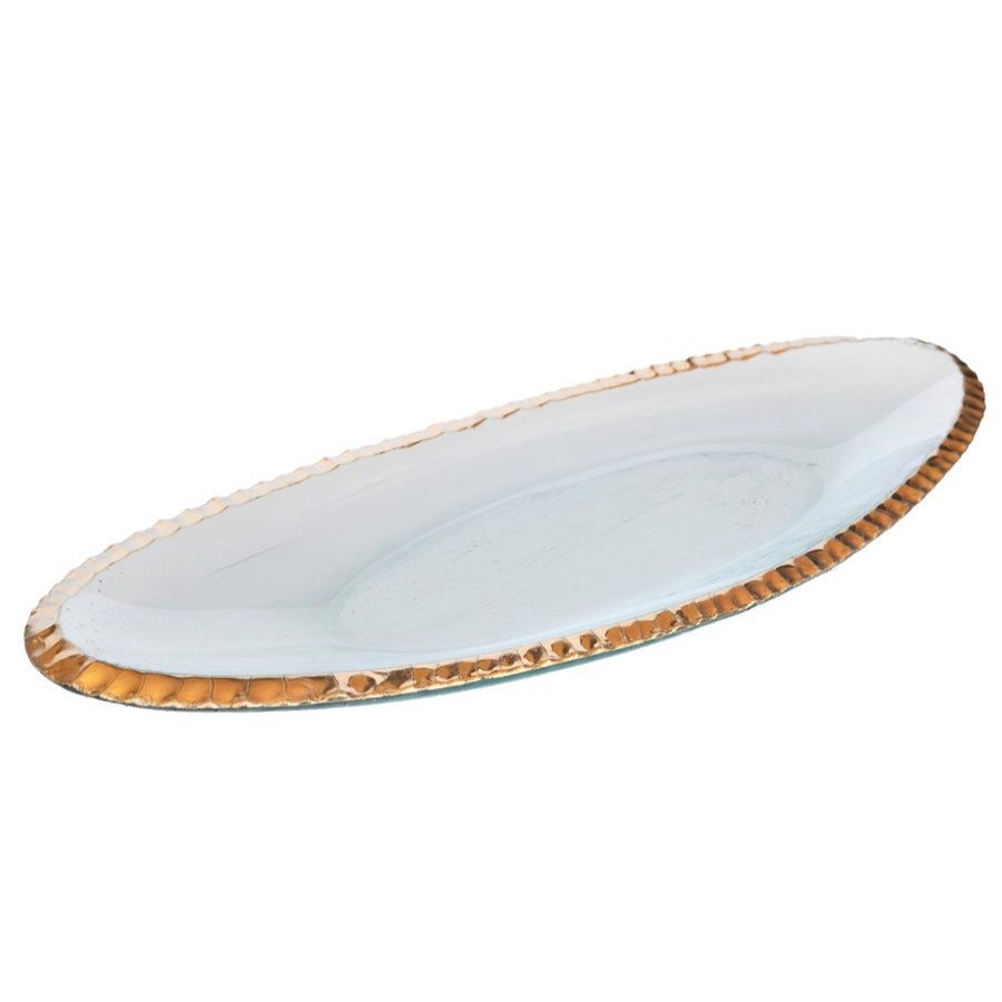 Platters & Bowls Annieglass | Edgey Oblong Tray