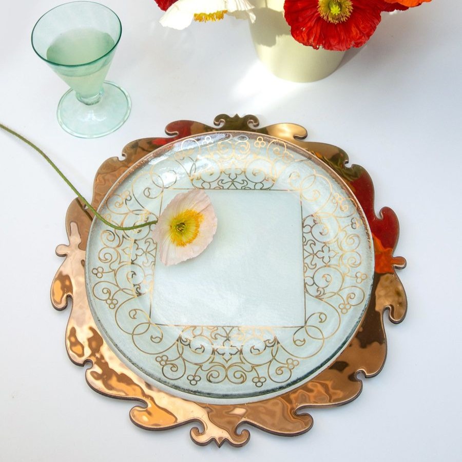 Dinnerware Annieglass | Rococo Round Buffet Plate