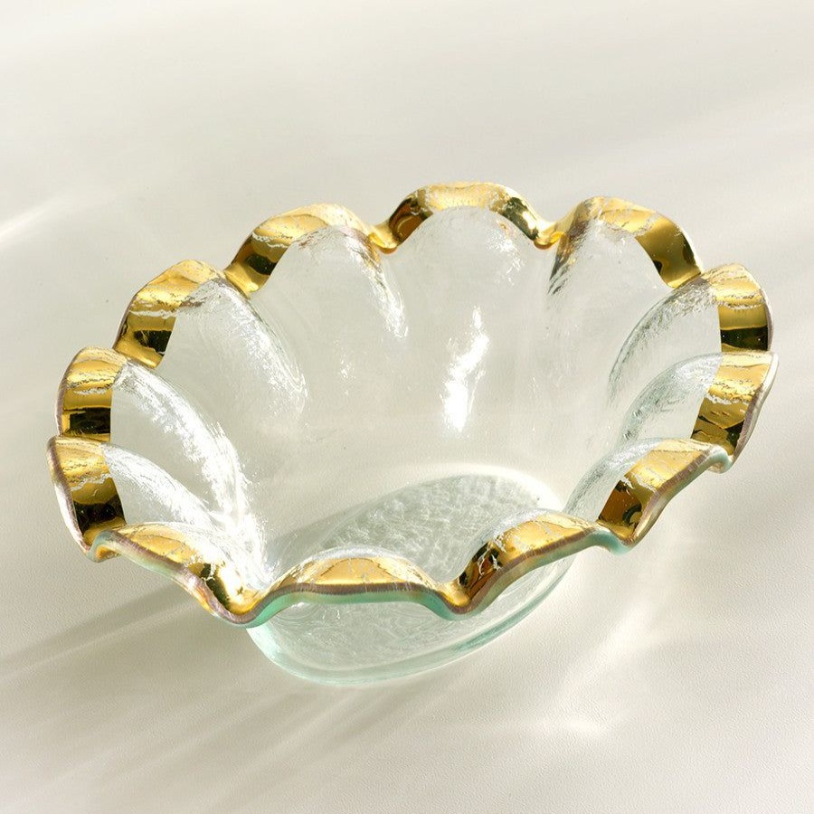 Platters & Bowls Annieglass | Ruffle Dip Bowl