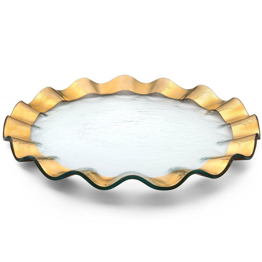 Dinnerware Annieglass | Ruffle Buffet Plate