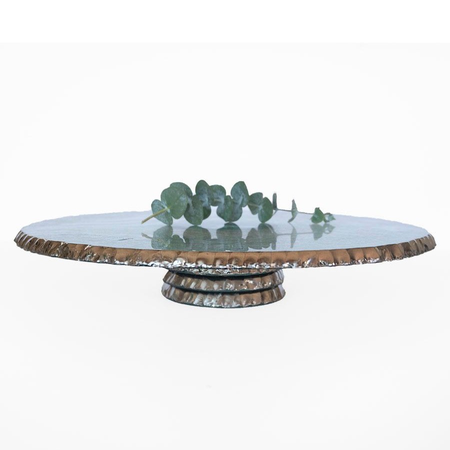 Platters & Bowls Annieglass | Edgey Cake Stand