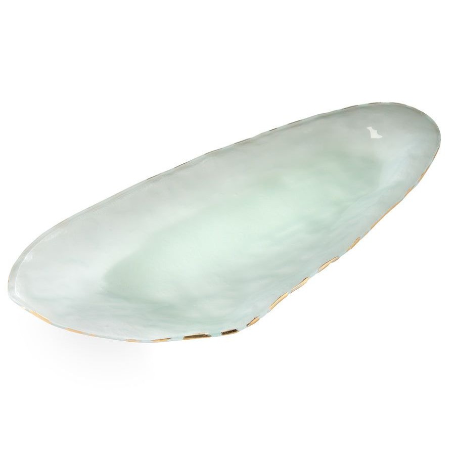 Platters & Bowls Annieglass | Shells Tiburon Frosted