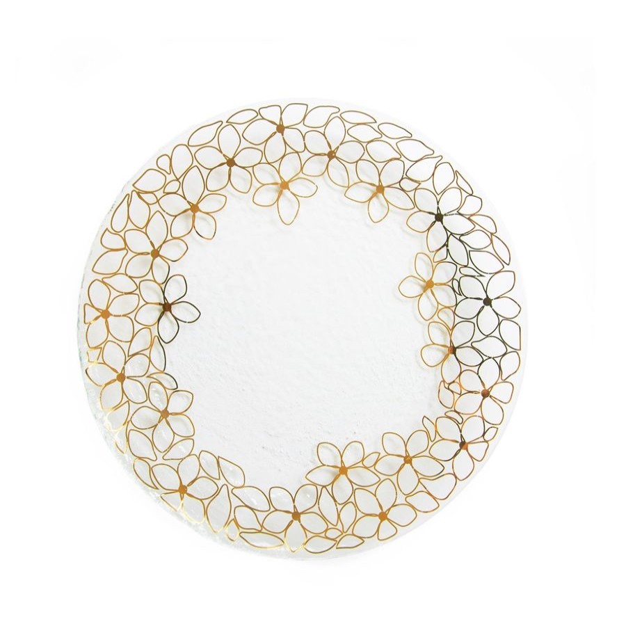 Dinnerware Annieglass | Daisy Chain Dinner 24K Gold