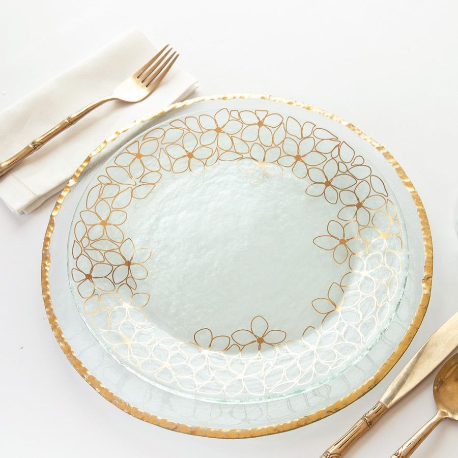 Dinnerware Annieglass | Daisy Chain Dinner 24K Gold