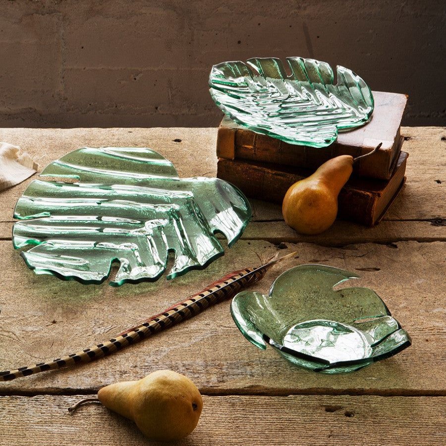 Dinnerware Annieglass | Leaves Small Palm Frond Bowl Green