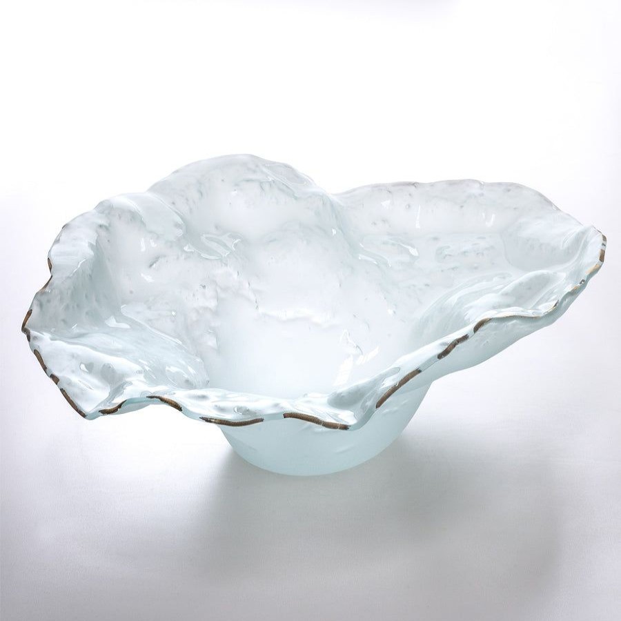 Home Decor Annieglass | Frosted Water Sculpture Bowl Ltd Ed