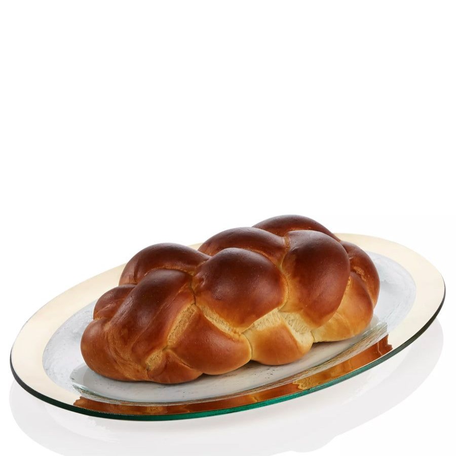 Platters & Bowls Annieglass | Judaica Challah Platter