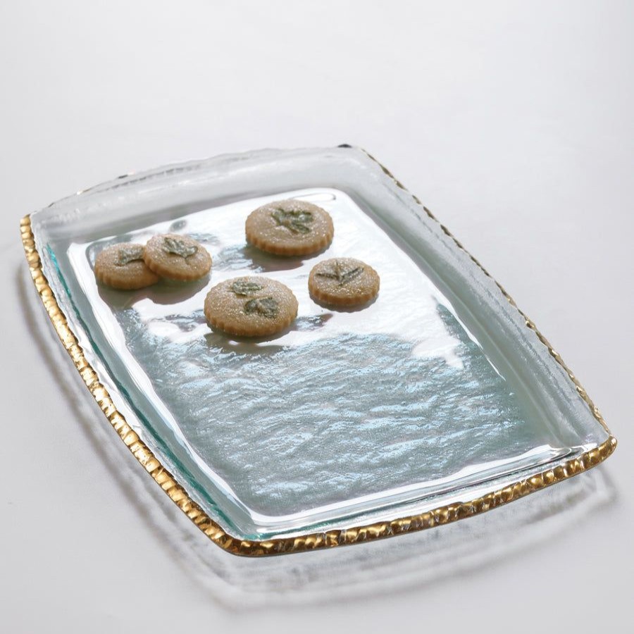 Platters & Bowls Annieglass | Edgey Martini Tray