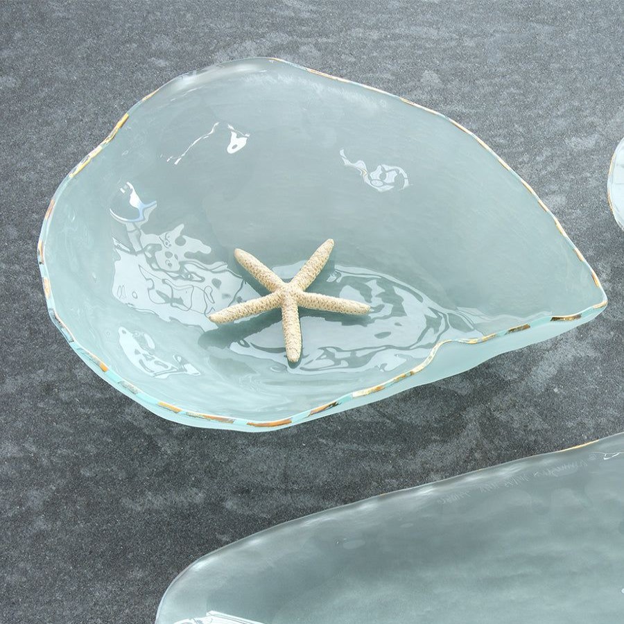 Platters & Bowls Annieglass | Shells Volute Frosted