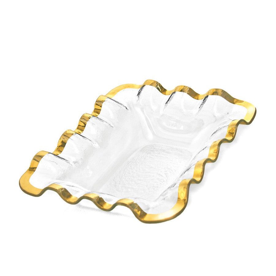 Platters & Bowls Annieglass | Ruffle Bread Basket